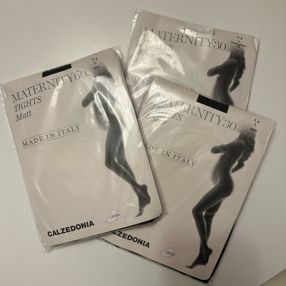 Calzedonia Maternity Tights 30 & 60 Denier Black